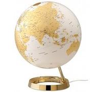 Globe terrestre lumineux Light & Colour Ø 30 cm - Métal doré Jaune G