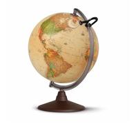 Globe terrestre lumineux - Nova Rico - 26 cm - Antique - Loupe - Enfant