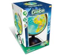 Globe Terrestre Lumineux - SCIENCE4YOU - 20 cm - Rechargeable USB - Pour Enfants 8+ Ans