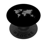 Globe terrestre mappemonde PopSockets PopGrip Interchangeable