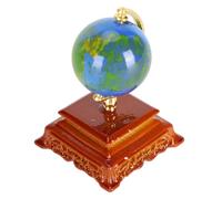 Globe Terrestre Miniature pour étude, Accessoires Décoratifs pour Maison de Poupée, Matériaux Durables pour Accessoires Photo