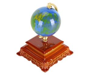 Globe Terrestre Miniature pour étude, Accessoires Décoratifs pour Maison de Poupée, Matériaux Durables pour Accessoires Photo