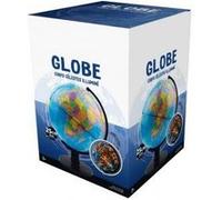 Globe Terrestre rotatif et lumineux 25 cm Jour / Nuit - Corps celestes illumine - Jeu educatif - Version Francaise
