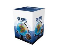 Globe terrestre Rotatif et Lumineux 25 cm Jour/Nuit - Corps celestes illumine - Set Jeu educatif avec 1 Carte - Version Francaise