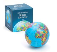 Globe terrestre rotatif lumineux