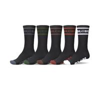 Globe Tilt Hi Crew Socks 5 Pairs EU 39-44 1/2