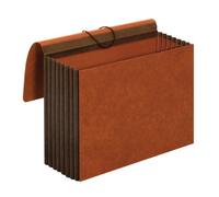 Globe-weis/Pendaflex Heavy Duty File Portefeuilles, Extra Large, 17,8 cm Expansion, fermeture par cordon élastique, Lettre Taille, Marron, 5-count (Cl1084glhd)