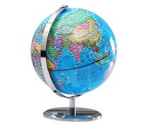 Globe with Stand, Illuminated Desk Lamp, Educational Map for Learning | Globe terrestre illuminé avec lampe LED, carte géographique éducative pour apprentissage interactif à la maison et à l'école