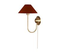 Globen Lighting Applique Iris Bordeaux