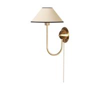 Globen Lighting Applique Iris Crème-noir