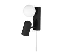 Globen Lighting Doppio Applique Murale Noir