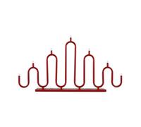 Globen Lighting Chandelier de l'avent Noel 7 Rouge