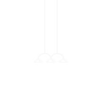 Globen Lighting - Curve 3 Suspension White