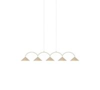 Globen Lighting - Curve 5 Suspension Beige