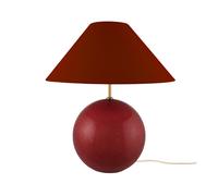 Globen Lighting Lampe de table Iris 35 39 cm Bourgogne