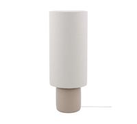 Globen Lighting Lampe sur pied Florian Bouclé blanc/beige. Ø30x80 cm