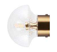 Globen Lighting Plafonnier Fungo Ø16 cm Klar-brossé laiton
