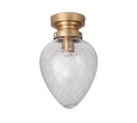 Globen Lighting Plafonnier Juni IP44 Transparent poncé
