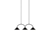 Globen Lighting - Curve 3 Suspension Black