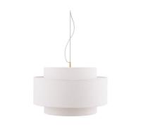 Globen Lighting Suspension Noah Ø70 cm Bouclé blanc