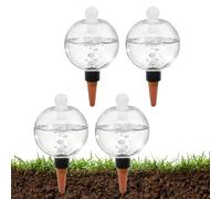 Globes d'arrosage automatique - Avec couvercle transparent - Pour plantes d'intérieur - Pour l'entretien des fleurs, la maison, l'extérieur, le jardin, la cour, le patio, le porche, les vacances, les