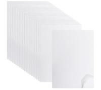 GLOBLELAND 1 PCS A4 Papier Vélin Imprimable Papier Adhésif Acétate Transparent Papier Translucide Autocollant pour Imprimante Manuel Stickers pour Journal Album Carnet Carte DIY