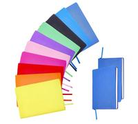 GLOBLELAND 10 pièces 10 couleurs Extensible Couvertures Livres Tissu Élastique 6"X9" Book Sox Protège Livre pour Plupart Livre Reliés Jusqu'À 8.5"X9.5" Lavable Réutilisable Couverture Protectrice