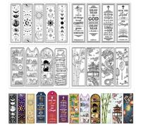 GLOBLELAND 4 feuille de Marque Pages Tampon Transparent pour Scrapbooking Bible et Tampons Magiques en Silicone Motif Dragon et Chat Ensemble de Tampons Transparents pour la Création