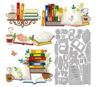 GLOBLELAND Matrices de Découpe en Métal pour Scrapbooking Motifs de Fleurs pour Bricolage Café Fabrication de Cartes Gaufrage Album Photo Décoration Artisanale