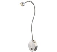 Globo 24109W Applique, Chrome, 3 W, Nickel Mat
