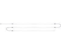 Plafonnier LED, lampe de base de cuisine, éclairage d'armoire, éclairage, argent, 3x 12 watt 800 lm, 3x 1 m