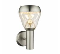 Applique extérieure inox - Verre translucide
