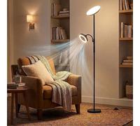 Globo Deckenfluter Stehlampe LED Ventilateur Sur Pied Touch Dimmbar CCT