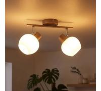 Globo Deckenlampe Réglable Café 1-3 Larges 12,5 cm Verre Métal 30x12,5x17,5 cm
