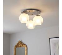 Globo Deckenleuchte Deckenlampe 3 lampes Chrome LED 41 cm Salle À Manger