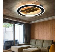Globo Deckenleuchte Design Deckenlampe LED Holz Metall 230V 45 cm