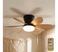 Globo Deckenventilator Mit Lampe LED 6 Lames D 51 cm Dimmable
