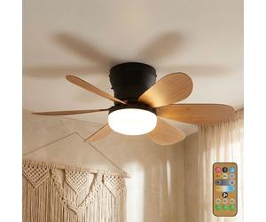Globo Deckenventilator Mit Lampe LED 6 Lames D 51 cm Dimmable