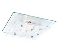 Globo éclairage plafonnier métal chromé, 1xe27 60w 230v illu