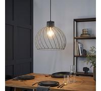 Globo Pendelleuchte Hängelampe Salle à manger Cuisine Graphit 1 flamme E27