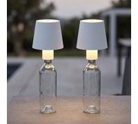 Globo Lampe Bouteille LED Dimmable Touch IP44 Set 2, Extérieur Intérieur