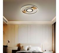 Globo Lampe De Plafond Deckenleuchte Salon Bois Cristal LED D 40,5 cm