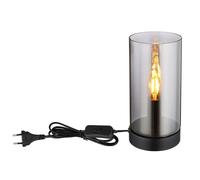 Globo Lampe de Table d'Appoint de Chevet Métal Noir H 22,5 cm