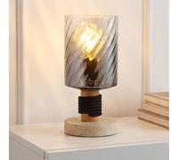 Globo Lampe de Table LED Dimmable Avec Interrupteur Fumée H 25,4 cm