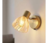 Globo Lampe Murale En Laiton 1 Flamme Verstellbar Spot E14 Verre