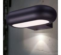 Globo Lampe Murale Extérieure LED Moderne Gris 22 cm IP44 230 V 1 Lumière