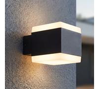 Lampe d'extérieur LED luminaire éclairage aluminium blanc opale jardin terrasse véranda