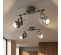 Globo Lampe Plafond Réglable Gris 2 Pièces Spot/Downlight LED IP20 [EEK: Nicht bewertet]