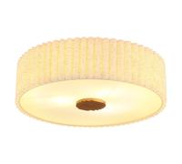 Globo Lampe Plafond Salon 3-Lumières E27 Sable Métal Ø 50 cm