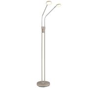 Globo Lampe Sur Pied LED Touch Dimmable Salon 2 Lumières Sable H 173 cm